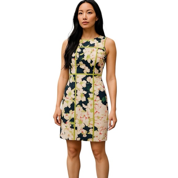 J. Crew Floral Cove Scuba Surf Neoprene Dress - Picture 1 of 5